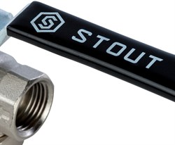 Кран шаровый Stout SVF ВВ с фильтром (ручка) 1/2" - фото 72967