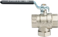 Кран шаровый Stout SVF ВВ с фильтром (ручка) 3/4" - фото 72971