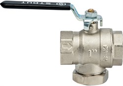 Кран шаровый Stout SVF ВВ с фильтром (ручка) 1" - фото 72977