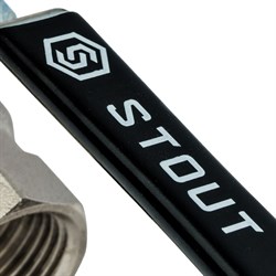 Кран шаровый Stout SVF ВВ с фильтром (ручка) 1" - фото 72981