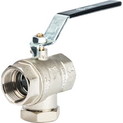 Кран шаровый Stout SVF ВВ с фильтром (ручка) 1 1/4" - фото 72989