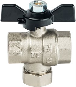 Кран шаровой Stout SVF ВВ с фильтром (бабочка) 1/2" - фото 73000