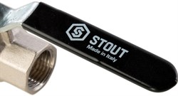 Кран шаровый Stout SVB НВ (ручка) 1/2" - фото 73055