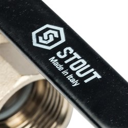 Кран шаровый Stout SVB НВ (ручка) 3/4" - фото 73064 Кран шаровый Stout SVB НВ (ручка) 3/4" - фото 73064