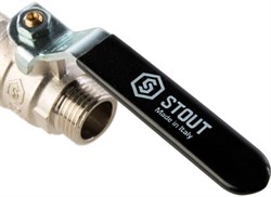 Кран шаровый Stout SVB НН (ручка) 1/2" - фото 73200