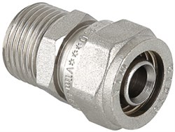 Муфта НР обжимная для мeталлопластиковых труб Valtec 32 x 3/4" - фото 73582