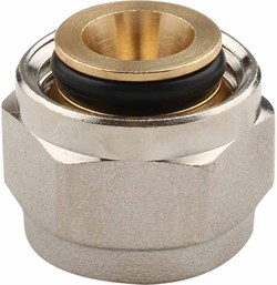 Соединитель (евроконус) для МП трубы (резьба 18 х 3/4") Tiemme, размер 20 (2.0) х 3/4"ЕК - фото 74198