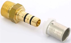 Муфта НР пресс для мeталлопластиковых труб Uni-Fitt 16 x 3/4" - фото 74739 Муфта НР пресс для мeталлопластиковых труб Uni-Fitt 16 x 3/4" - фото 74739