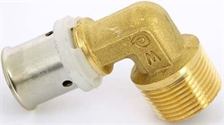 Угол НР пресс для мeталлопластиковых труб Uni-Fitt 16 x 1/2" - фото 74841