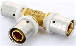 Тройник редукционный пресс для мeталлопластиковых труб Uni-Fitt 26 x 26 x 20 - фото 75021 Тройник редукционный пресс для мeталлопластиковых труб Uni-Fitt 26 x 26 x 20 - фото 75021