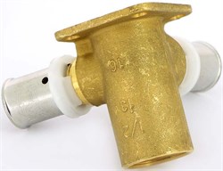 Водорозетка проходная пресс для мeталлопластиковых труб Uni-Fitt 16 x 1/2" (H=52mm) - фото 75041 Водорозетка проходная пресс для мeталлопластиковых труб Uni-Fitt 16 x 1/2" (H=52mm) - фото 75041