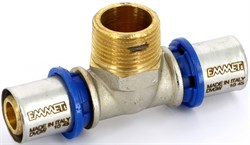 Тройник пресс Emmeti НР 16 х 1/2" х 16 - фото 75355 Тройник пресс Emmeti НР 16 х 1/2" х 16 - фото 75355