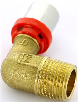 Угольник пресс Tiemme НР 16 х 1/2" - фото 76047 Угольник пресс Tiemme НР 16 х 1/2" - фото 76047