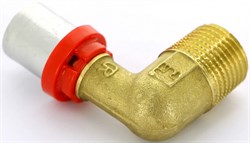 Угольник пресс Tiemme НР 26 х 3/4" - фото 76058 Угольник пресс Tiemme НР 26 х 3/4" - фото 76058