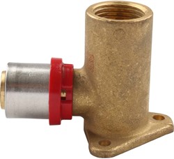 Водорозетка 2-х плоскостная пресс (Н=53 mm) Tiemme 16 х 1/2" - фото 76098