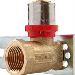 Водорозетка двойная на планке пресс Tiemme 20 х 1/2" - фото 76116