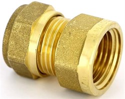 Муфта компрессионная для медных труб Tiemme ВР 6 х 1/2" - фото 77500 Муфта компрессионная для медных труб Tiemme ВР 6 х 1/2" - фото 77500