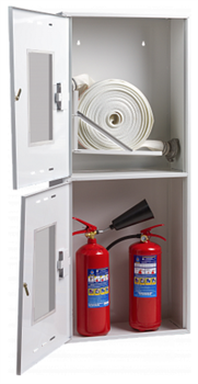 Шкаф пожарный белый ФАЭКС ШПК 320 НОБ универсальный - фото 78051 Шкаф пожарный белый ФАЭКС ШПК 320 НОБ универсальный - фото 78051