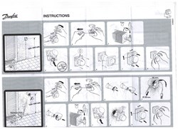 Термоголовка Danfoss дистанционного управления, жидкостный встроенный датчик, трубка 8 м. - фото 78632