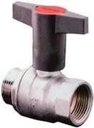Кран шаровый Oventrop Optibal НВ (бабочка, пластик) 1/2"