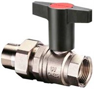 Кран шаровый Oventrop Optibal со сгоном НВ (бабочка, пластик) 3/4"