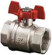 Кран шаровый Oventrop Optibal ВВ (бабочка, алюминий) 1/2"