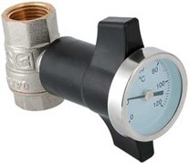Кран шаровый Valtec с термометром в рукоятке ВВ 3/4&quot;