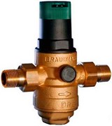 Редуктор давления воды Honeywell 1 1/4", с фильтром для горячей воды, под аксиальный манометр