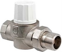 Клапан термостатический Valtec 3/4" Вр-Нр прямой, пропускн. способн. 3.82 м3/час
