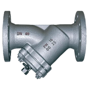 Фильтр сетчатый фланцевый Danfoss Y333P чугун с краном для слива Ду 80 Ру16 (149B3283)