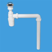 Сифон для раковины с выпуском 1 1/2" и трубкой ф40 McALPINE (MRSK8)
