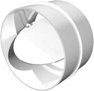 Соединитель круглых воздуховодов с обратным клапаном D 100
