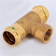 Тройник ВР пресс для медных труб Viega 28 x 3/4"