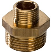Ниппель переходной НН латунный Stout 3/4&quot; x 3/8&quot;
