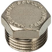 Заглушка НР никелированная Stout 3/8"