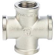 Крестовина ВР никелированная Stout 3/4&quot;