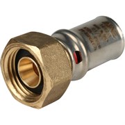 Муфта с накидной гайкой пресс для мeталлопластиковых труб Stout 16 x 1/2"
