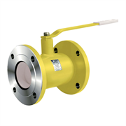 Кран шаровой газовый стальной фланцевый LD КШ.Ц.Ф.GAS.020.040.Н/П.02 Ду 20 Ру40