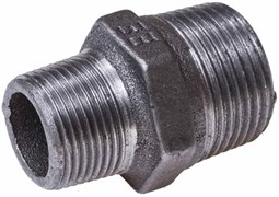 Ниппель ЕЕ переходной НР 2&quot; х 1/2&quot;, черный