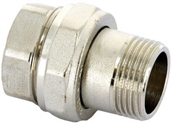 Сгон прямой никелированный Uni-Fitt с прокладкой O-RING 1/2"