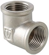 Угол латунный никелированный ВВ Valtec 1&quot;