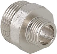 Ниппель переходной латунный никелированный НН Valtec 2" x 3/4"