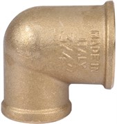 Угольник ВВ латунный Tiemme 3/4" х 1/2"