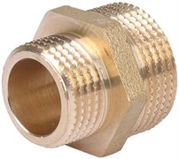 Ниппель переходной НН латунный Tiemme 2" х 1 1/2"