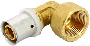 Угол ВР пресс для мeталлопластиковых труб Uni-Fitt 16 x 3/4"
