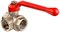 Кран шаровый Valtec трехходовой тип T, ВР-ВР-ВР (ручка) 1/2" - фото 29821