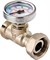 Тройник Valtec 3/4" коллекторный с термометром, вход и выход под евроконус - фото 32481