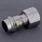 Муфта ВР пресс для труб из нержавеющей стали Viega 22 x 3/4" - фото 45545