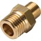 Ниппель переходной НН латунный Stout 1/4" x 1/8" - фото 46714