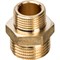 Ниппель переходной НН латунный Stout 1/2" x 3/8" - фото 46725